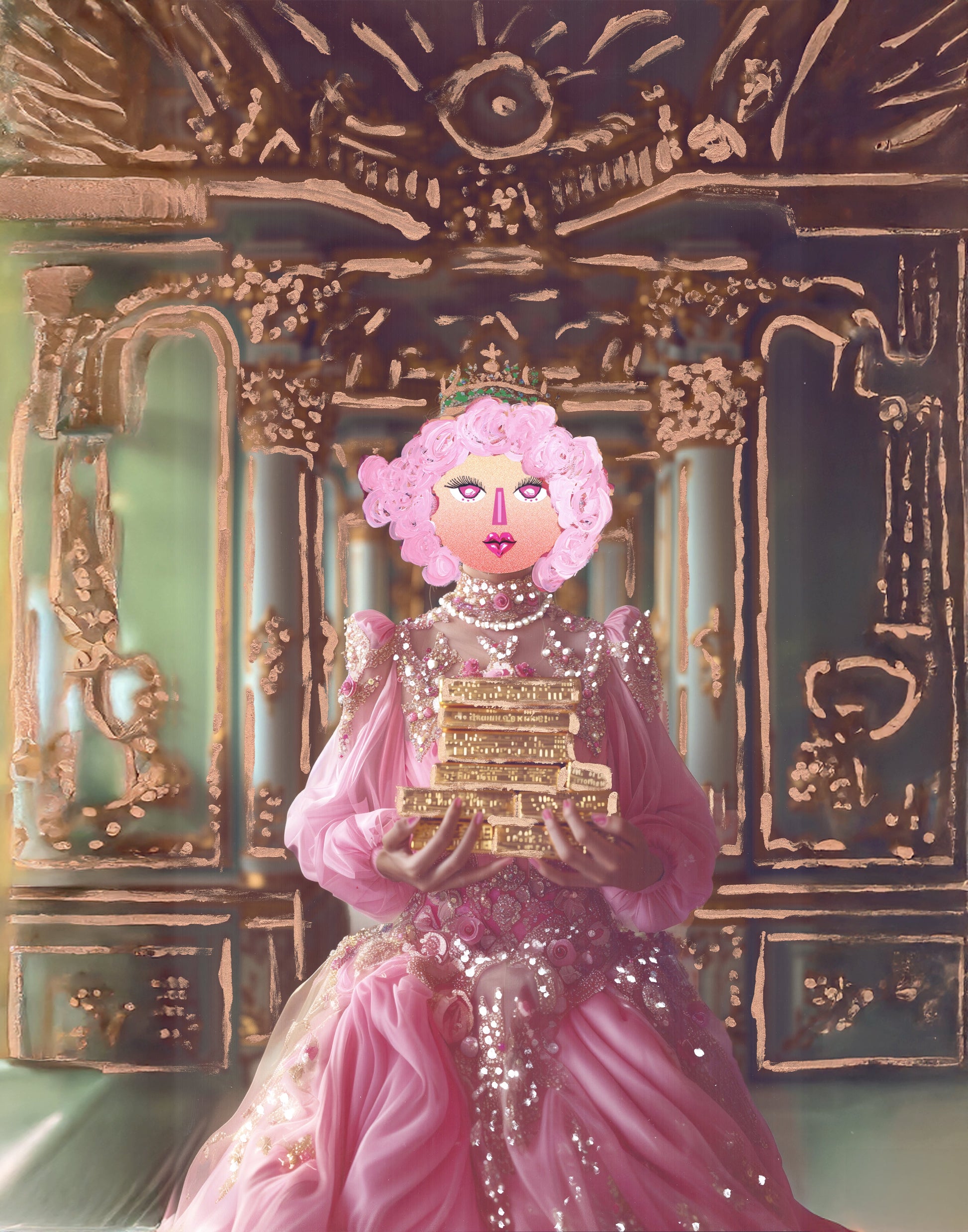 The Blessing Girl: Manifest Wealth (11x14 Giclée Print) - The Blessing Girl