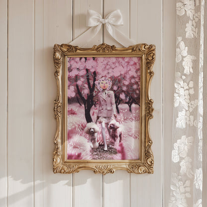 The Blessing Girl: Rich Dog Walker Energy (11x14 Giclée Print) - The Blessing Girl